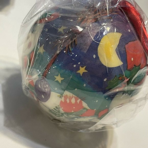 Vtg 90s NEW Shackman Lot Christmas Ball Ornaments - Picture 5 of 6